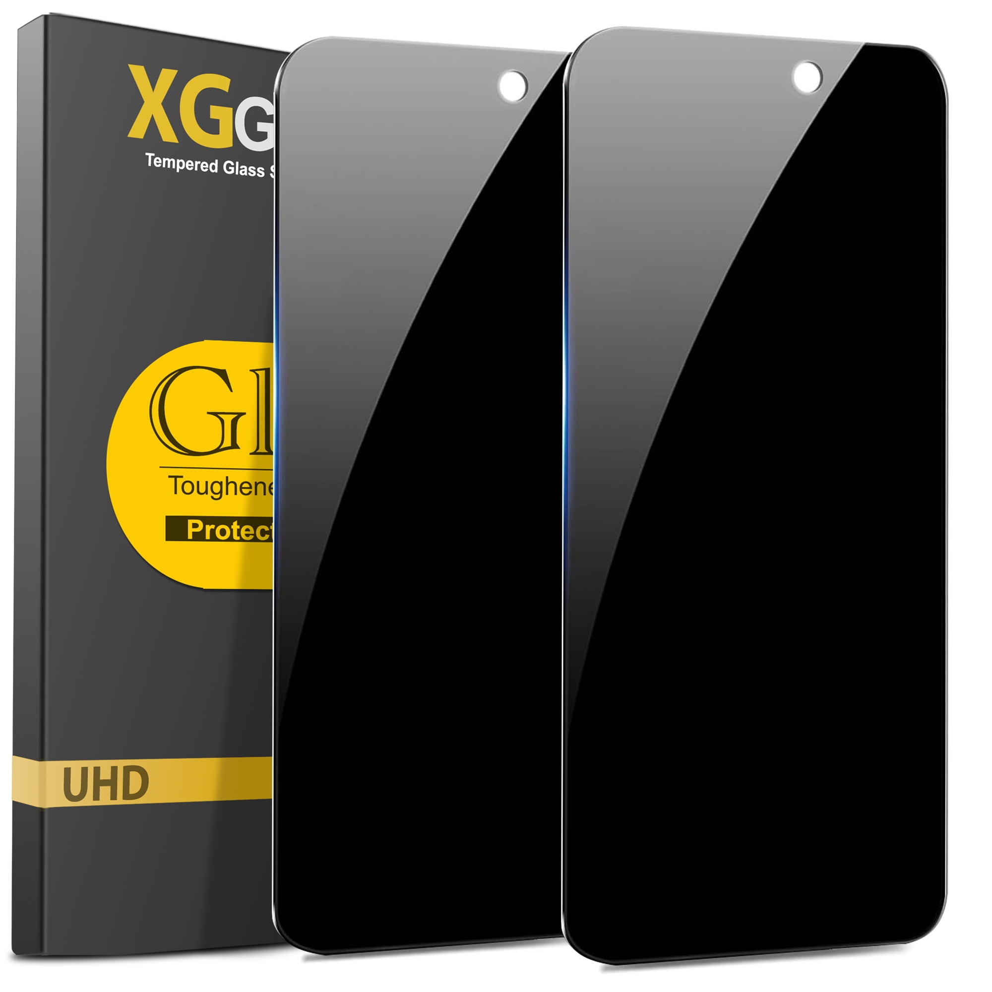 Apple iPhone 18 Pro Privacy Screen Protector, Anti-Spy 2-Pack Shatterproof Tempered Glass Film