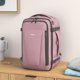 thumbnail image 2 of Travel Backpack 18x14x8 Spirit Airlines Personal Item Bag Carry On Backpack 13 Pockets Large Work Casual Daypack for men Airline Approved Waterproof Gym Backpack with Charging Port, Light Gr, 2 of 5