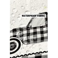 thumbnail image 5 of Pack of 2 Outdoor Pillow Covers, Black White Buffalo Plaid Truck Pull Gnome Lemon Waterproof Square Throw Pillowcase Cushion Decorative Pillow Covers for Couch Patio Tent, 16x16 in, 5 of 6