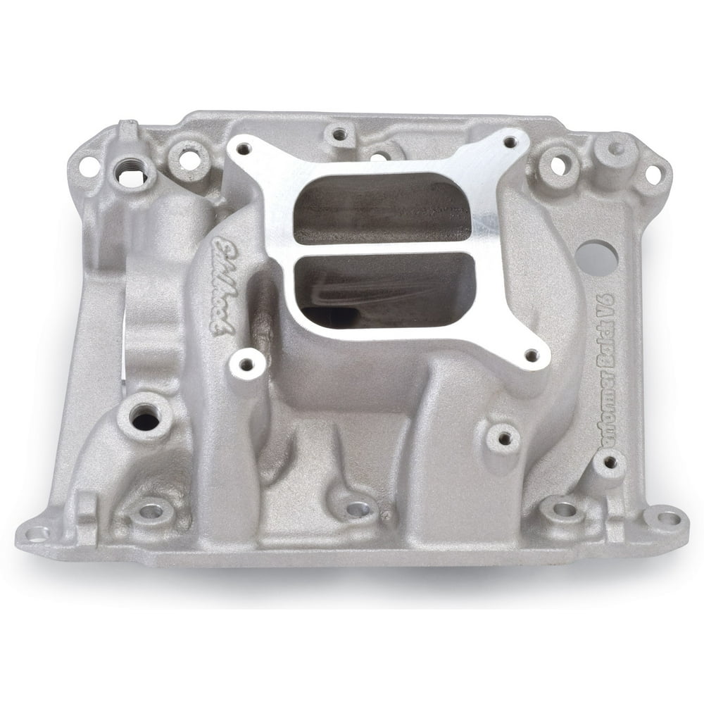 Edelbrock 5486 Performer Buick V6 Intake Manifold; Satin Finish; Non