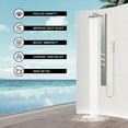 thumbnail image 2 of VIGO Sutton 58 in. H x 4 in. W 4-Jet Shower Panel System with Adjustable Round Head and Hand Shower Wand in Stainless Steel, 2 of 12