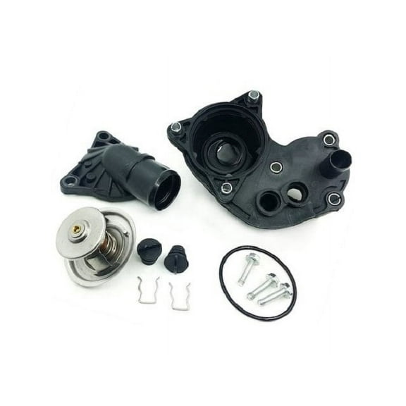 Engine Coolant Thermostat Housing Assembly - Compatible with 2004 - 2011 Ford Ranger 4.0L V6 2005 2006 2007 2008 2009 2010
