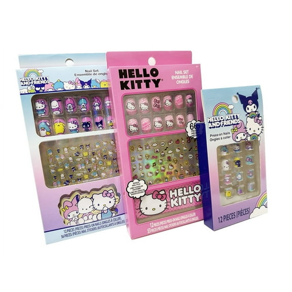 Hello Kitty And Friends Press-On Nails And Nail Stickers