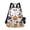 Cartoon Ghost Pumpkin Bats, variant on Travel Backpack for Women Large Capacity College Bags Multi-pocket Casual Daypacks 15 Inch Aggressive Shark
