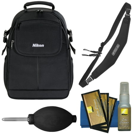 Nikon 17006 Compact DSLR Camera Backpack Case with Sling Strap + Kit for D3300, D3400, D5300, D5500, D7100, D7200, D610, D750, D810 Nikon 17006 Compact DSLR Camera Backpack Case with Sling Strap + Kit for D3300, D3400, D5300, D5500, D7100, D7200, D610, D750, D810
