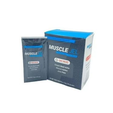 24 Packets -1/8 oz Pain Relieving Gel - Muscle Jel – Fast Relief by Waterjel (MS-61235)