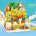 thumbnail image 3 of 457+pcs Colorful Fruit Shop Street View Building Blocks, High Difficult Street View Building Blocks Model, Creative Educational Building Blocks, Desktop Ornaments, Holiday Gifts, Birthday Gifts, 3 of 5