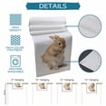 thumbnail image 6 of Table Runner - 70 Inch Long, Funny Bunny Kitchen Dining Table Runner Dresser Scarves, Cute Art Fun Lovely Animals on Toilets Farmhouse Decor for Coffee Tables Wedding Party Banquet, 6 of 8