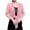 Pink, variant on Christmas! Ohufall Womens Fall Winter Clothes Soft Chiffon Open Front Sheer Long Sleeved Cardigans For Evening Dress