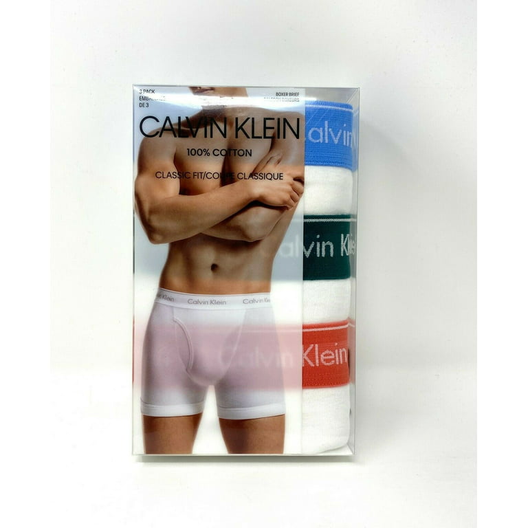 Calvin Klein Comfort Microfiber 3-Pack Boxer Brief White
