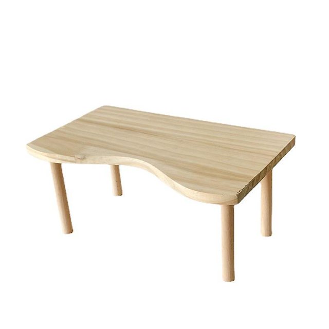 Plataforma de madera para juegos de hámster para hámsteres sirios enanos, jerbos, ratones, degus u otras mascotas pequeñas (triángulo - 5,3' de altura)