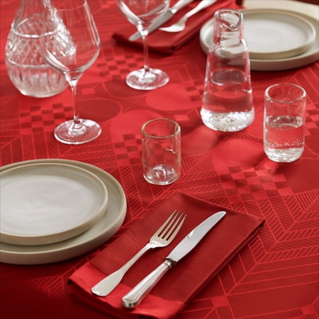 Christmas Tablecloth Deep Red