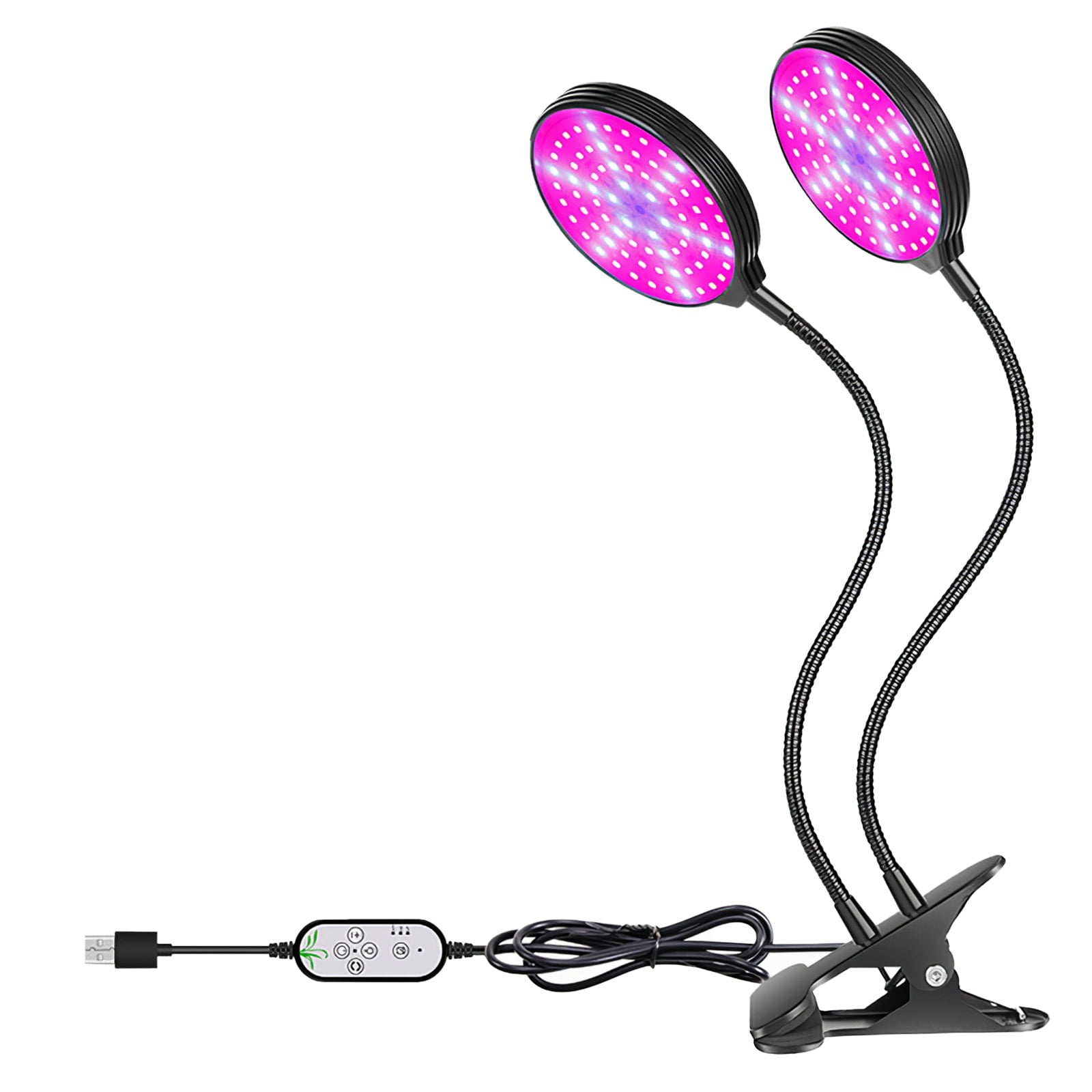 Details about   LED Grow Light Indoor Plant 80W Full Spectrum Dimmable Auto ON/Off 3/9/12H Timer 