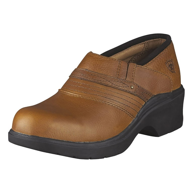 ARIAT WORK Women s Steel Toe Safety Clog Brown 10002367 Walmart