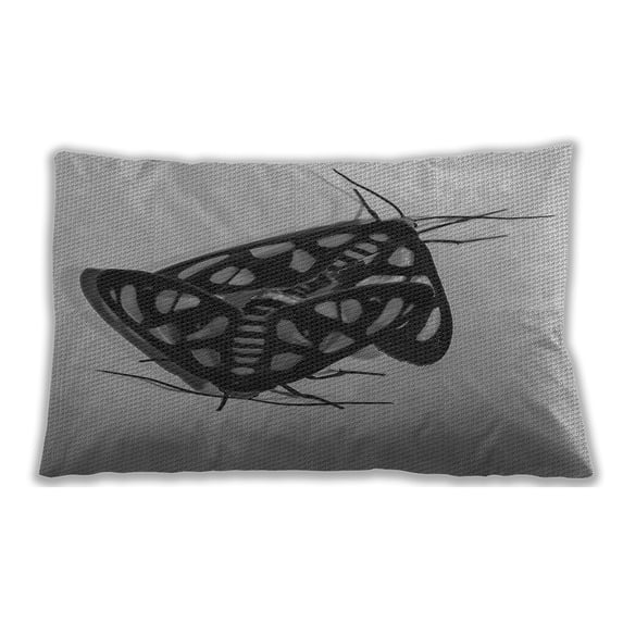 Ahgly Company Outdoor Rectangular Contemporary Lumbar Throw Pillow, 13 inch by 19 inch