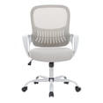 thumbnail image 1 of edx Chaise de Bureau Ergonomique Mi-Dossier avec Roulettes, Soutien Lombaire pour Bureau à Domicile, Chambre, Gris, 1 of 6