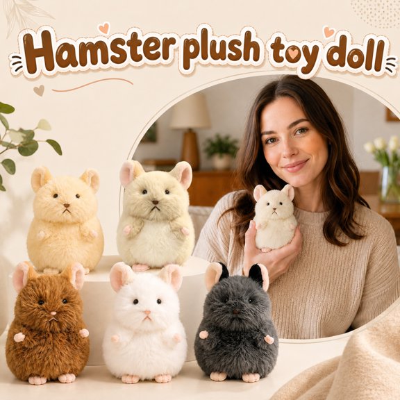 Adorable Plush Doll Soft Animal Plushie Cute Stuffed Figure for Cozy Bedroom Bedside Decoration Delightful Gift for Teens and Collectors , 1Pack Brown