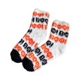 thumbnail image 4 of Women Halloween Fuzzy Crew Socks, Fall Winter Thick Cozy Coral Home Slipper Socks, Cute Pumpkin Bat Ghost Print Nonâ Sleep Floor Socks for Indoor, 4 of 4