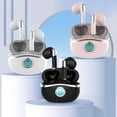 thumbnail image 4 of Cheap Wireless Earbuds, Bluetooth 5.3 Headphones HiFi Stereo, Bluetooth Earbuds with ENC Noise Cancelling Mic, IP7 Waterproof in Ear Earphones, 48H, LED Display Ear buds for Phones Workout Sports, 4 of 4