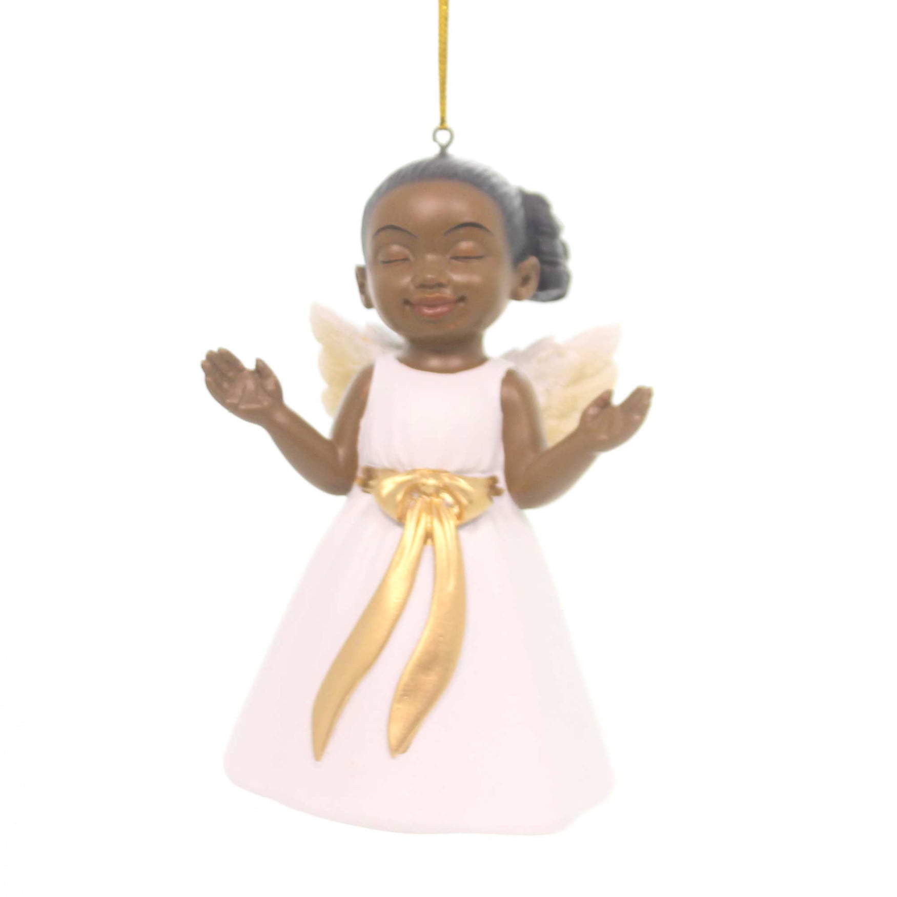 Holiday Ornaments WORSHIP ANGEL ORNAMENT African American Religious