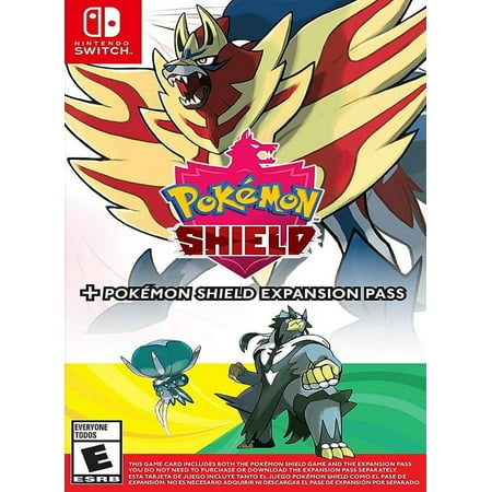 Restored Pokemon Shield + Pokemon Shield Expansion Pass (Nintendo Switch, 2020) RPG Game (Refurbished)