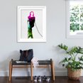 Mick Watercolor Art Print by Lora Feldman, White Frame Wall Art