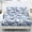 Blue & White Floral Bird Branch Pattern, variant on Whosucclay Easter Bunny Eggs Pattern 3 Pieces Fitted Sheets for Women Kids, Deep Pockets Smooth Fitted Sheet Set for Condo, King Size