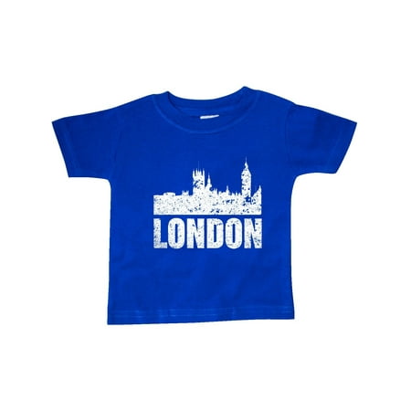 

Inktastic London England City Skyline with Grunge Gift Baby Boy or Baby Girl T-Shirt