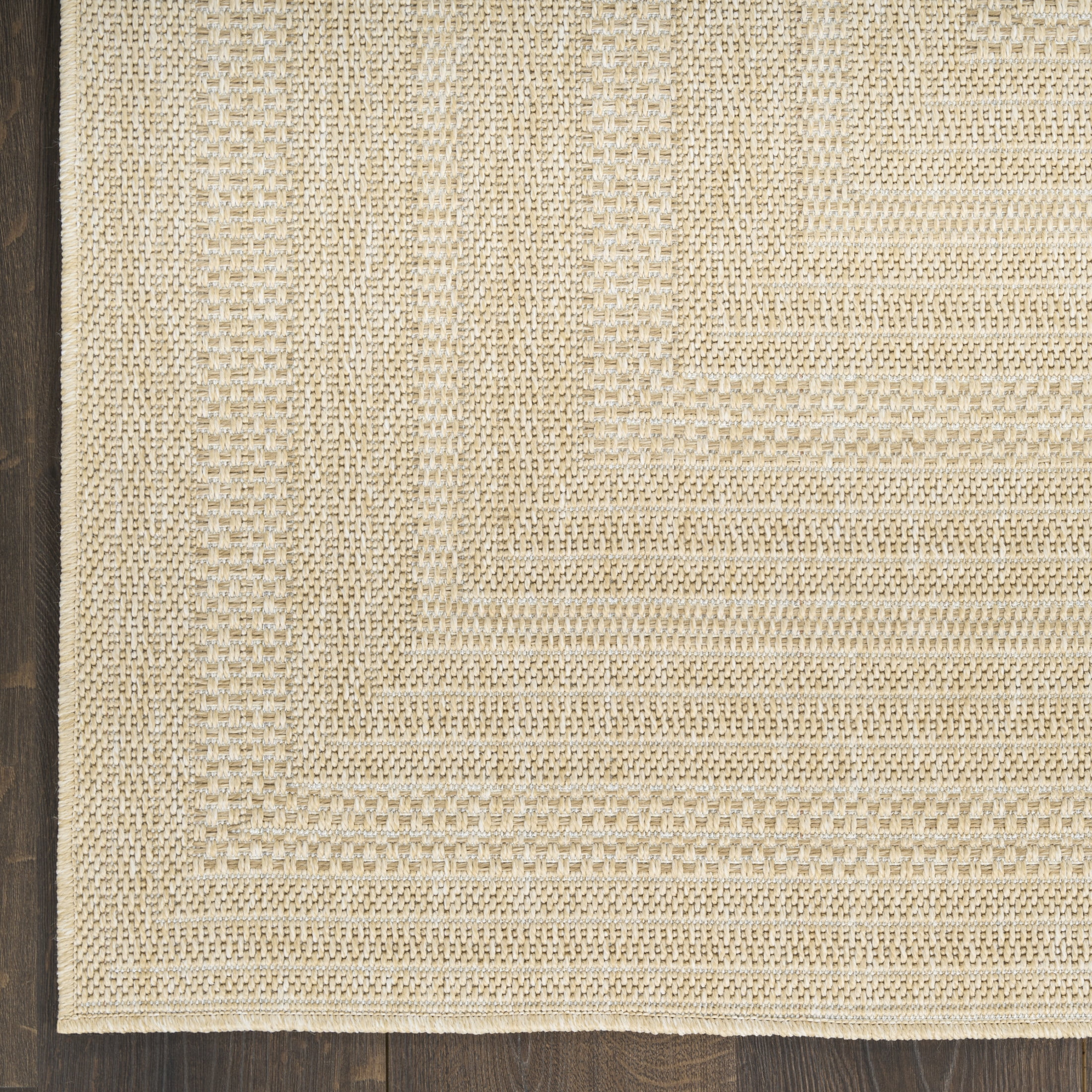 Nourison Tulum 9' x 12' Cream Outdoor Rug
