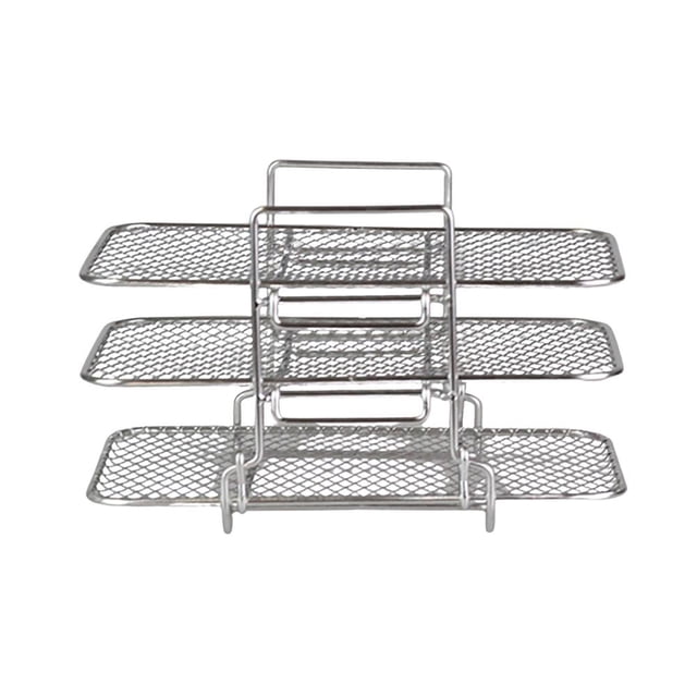 Fryer Stand,Dual Air Fryer Rack Dual Air Fryer Rack Compatiblefor Ninja Multi Layered Dehydrator Racks Revolutionary Design
