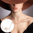 thumbnail image 2 of Collier pour Femmes Mode Design Spécial Diamant Acier Titane Brillant Collier Clavicule Collier Croisé, 2 of 5