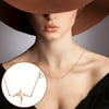 Mnycxen follureLadies Necklace Special Design Diamond Shiny Titanium Steel Clavicle Necklace Cross Necklace For Women