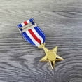 thumbnail image 4 of BQBQERT America Commendation Star Medals Brooch Pin,Bronze Stars Medals Commemorative Collector Decorative Badge, 4 of 9