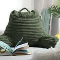 thumbnail image 2 of Nestl Almohada de Lectura con Respaldo, Apoyo para la Espalda Brazos, Descanso Cama Memory Foam Triturada, Tamaño Mediano, Color Verde Oliva., 2 of 6