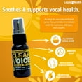 thumbnail image 2 of LIQUIDHEALTH Clear Voice Natural Vocal Throat Spray, Honey Lemon 1 fl Oz, 2 of 5