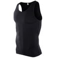 thumbnail image 6 of Men's Ribbed Tank Tops Gym Bodybuilding Workout Shirt Fitness Y-Back Muscle T Shirts 3XL, 6 of 6