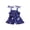 Blue, variant on Cenuakty Independence Day Newborn Baby 12M 18M 24M 2T 3T 4T 5T Girl Jumpsuit Classic Star Print Sleeveless Tie up Strap Suspender Shorts with Belt