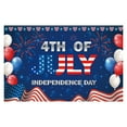 thumbnail image 2 of Independence Day Gnome Banner Decorative Background Cloth Outdoor Party Flag 180 cm x 110 cm Polyester with Copper Grommets, 2 of 2