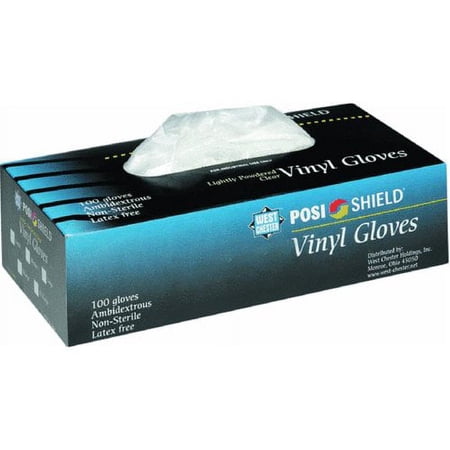 Posi-Shield Vinyl Gloves - Powder Free - X-Large