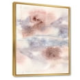 thumbnail image 3 of Designart 'Pastel Abstract With Gray Blue Pink and Red Spots' Modern Framed Canvas Wall Art Print, 3 of 5