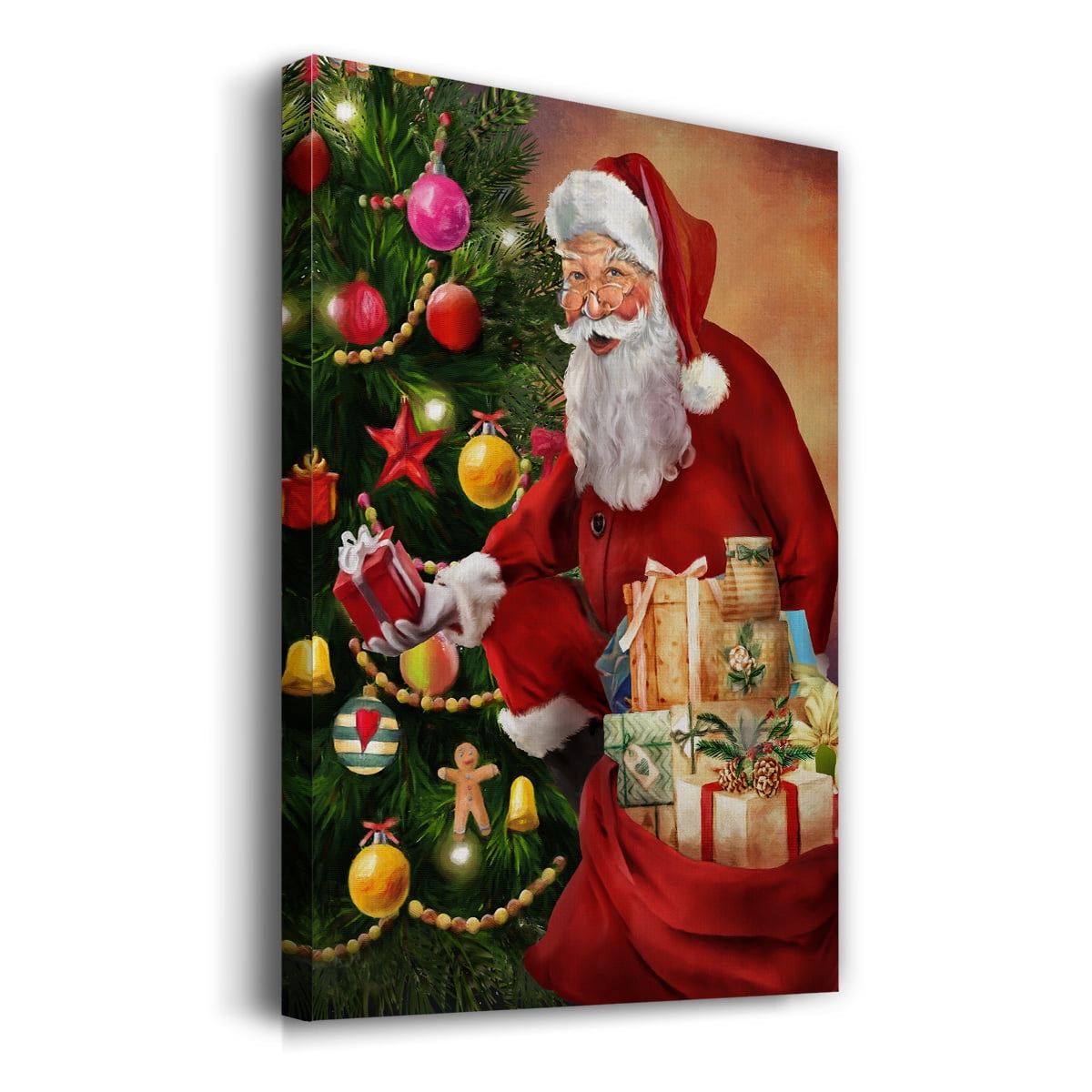 Santa's Presents- Gallery Wrapped Canvas
