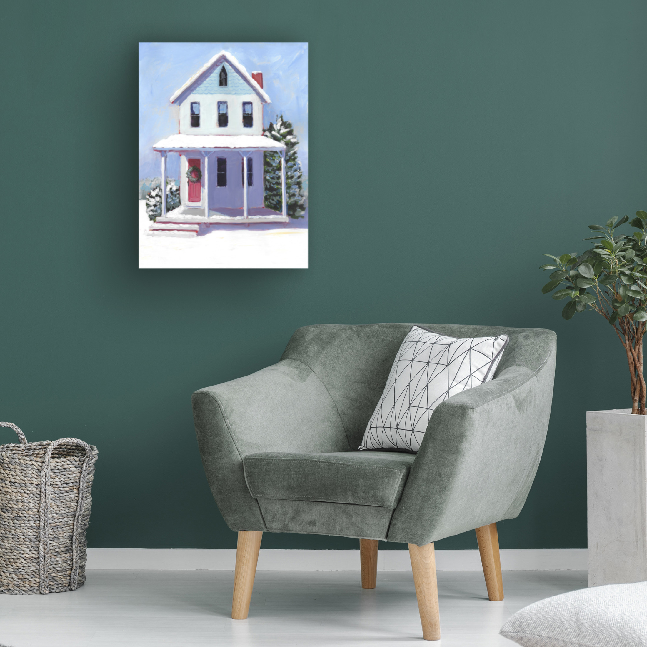 Trademark Fine Art Carol Young  Victorian Home I Canvas Wall Art