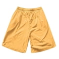 thumbnail image 4 of Zwiiyzr Toddler Baby Girls Boys Summer Outfits 2Pcs Casual Short Sleeved Jogger Shorts with Drawstring Home Print Sports Baby Clothes Summer Two-Piece Set Orange, 4 of 6