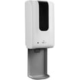 thumbnail image 4 of Touchless Hand Sanitizer Dispenser | Sanitizing Station with Drip Catcher, Refillable Bottle, and Sanitizer Stand | Hand Sanitizer Machines for Personal and Commercial Utility - White, Floor White, 4 of 4