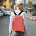thumbnail image 7 of JIALIOU Mini Backpack Purse for Women Quilted Casual Daypack Small Travel Shoulder Bag, Plain Red, 7 of 7