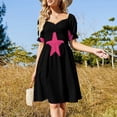 thumbnail image 2 of Via Star Vestido de manga corta Ropa de verano para mujer Vestido de lujo Vestidos de verano Vestido largo para mujer, 2 of 6