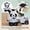 Green, variant on 9.8 Inch Cute Graduation Panda Plush Doll, Lovely Graduation Panda Plushies Toys For Schoolmate, Cuddly Soft Stuffed Animal Throw Pillow, Funny Gifts For Student Class Of 2026