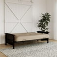 thumbnail image 3 of DHP Neo Espresso Wooden Arm Futon Frame & Mattress, 3 of 9