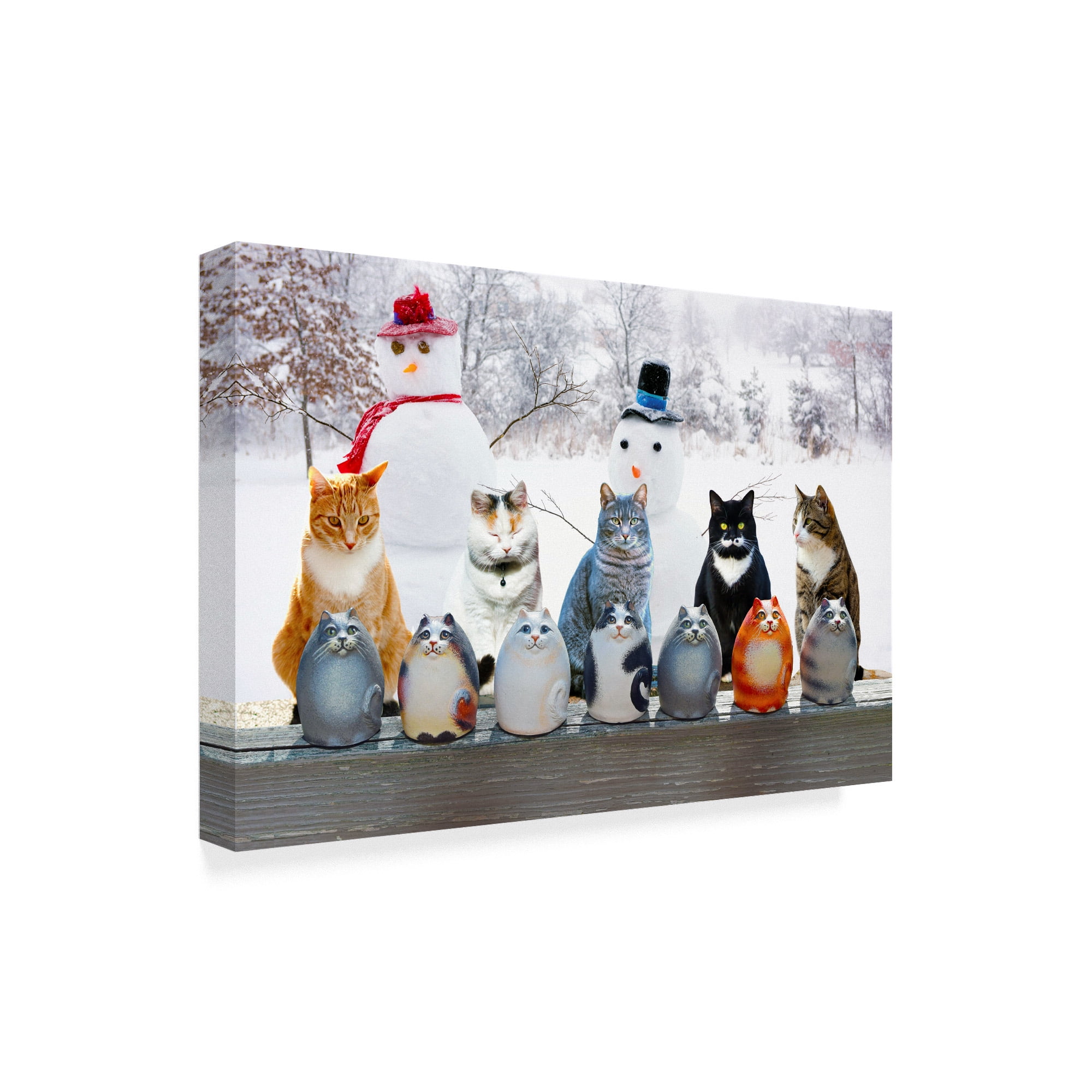 Trademark Fine Art 'Cats N Jars' Canvas Art by Ata Alishahi