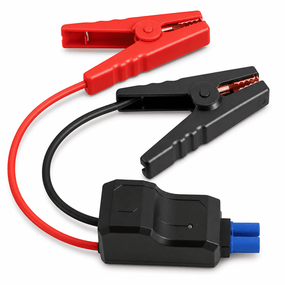 Smart Booster Cable Clamp, Heavy Duty Jump Starter Replacement, For Automotive Vehicle Emergency, EC5, Red/Black, 1 Piece